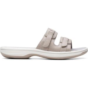 imageClarks Womens Breeze Piper Slide SandalLight Taupe