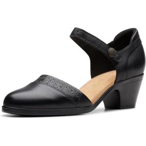 imageClarks Womens Emily 2 Ketra PumpBlack Leather