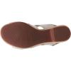 imageClarks Womens Giselle Beach Suede Wedge SandalsWhite Leather