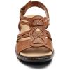 imageClarks Womens Leisa Janna SandalTan Leather