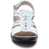 imageClarks Womens Leisa Janna SandalWhite Leather