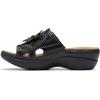imageClarks Womens Merliah 2 Belle Heeled SandalBlack Combi Leather