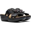 imageClarks Womens Merliah 2 Belle Heeled SandalBlack Combi Leather