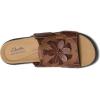 imageClarks Womens Merliah 2 Belle Heeled SandalBrown Multi Leather