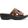 imageClarks Womens Merliah 2 Belle Heeled SandalBrown Multi Leather