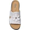imageClarks Womens Merliah 2 Belle Heeled SandalWhite Combi Leather