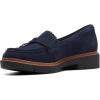 imageClarks Womens Westlynn Bella LoaferNavy Suede