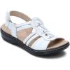 imageClarks Womens Leisa Janna SandalWhite Leather