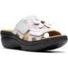 imageClarks Womens Merliah 2 Belle Heeled SandalWhite Combi Leather