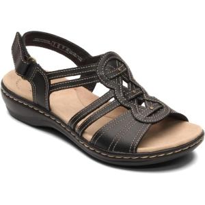 imageClarks Womens Leisa Janna SandalBlack Leather