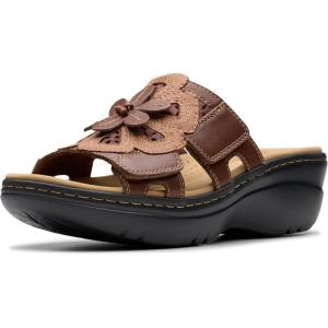 imageClarks Womens Merliah 2 Belle Heeled SandalBrown Multi Leather