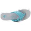 imageClarks Womens Breeze Sea SandalAqua Synthetic1