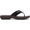 imageClarks Womens Breeze Sea SandalBlack SynetheticBrown Sole
