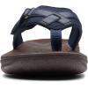 imageClarks Womens Breeze Sea SandalNavy SyntheticBrown Sole