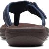 imageClarks Womens Breeze Sea SandalNavy SyntheticBrown Sole