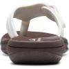 imageClarks Womens Breeze Sea SandalWhite SyntheticBrown Sole