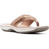 imageClarks Womens Breeze Sea SandalWarm Beige Synthetic