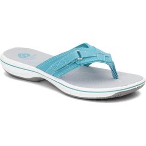 imageClarks Womens Breeze Sea SandalAqua Synthetic1