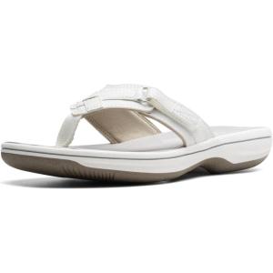 imageClarks Womens Breeze Sea SandalWhite Synthetic