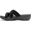imageClarks Womens Breeze Rae Cam Slide SandalBlackGrey Textile