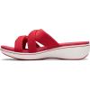imageClarks Womens Breeze Rae Cam Slide SandalCherry Textile