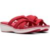 imageClarks Womens Breeze Rae Cam Slide SandalCherry Textile