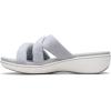 imageClarks Womens Breeze Rae Cam Slide SandalGrey Textile