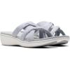 imageClarks Womens Breeze Rae Cam Slide SandalGrey Textile