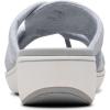 imageClarks Womens Breeze Rae Cam Slide SandalGrey Textile