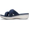 imageClarks Womens Breeze Rae Cam Slide SandalNavy Textile