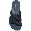 imageClarks Womens Breeze Rae Cam Slide SandalNavy Textile