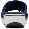 imageClarks Womens Breeze Rae Cam Slide SandalNavy Textile