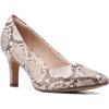 imageClarks Womens Illeana PumpNatural Snake Synthetic