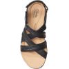imageClarks Womens Laurieann Rena Leather Casual Strappy SandalsBlack Combi