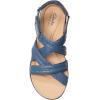 imageClarks Womens Laurieann Rena Leather Casual Strappy SandalsBlue Combi
