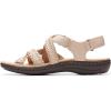 imageClarks Womens Laurieann Rena Leather Casual Strappy SandalsSand Combi