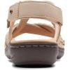 imageClarks Womens Laurieann Rena Leather Casual Strappy SandalsSand Combi