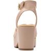 imageClarks Womens Nerisa Pearl Heeled SandalBeige Leather