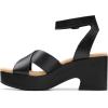 imageClarks Womens Nerisa Pearl Heeled SandalBlackBlack Leather