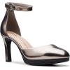 imageClarks Womens Ambyr 2 Cove PumpGun Metal Synthetic