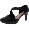 imageClarks Womens Ambyr Glow PumpBlack Leather