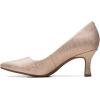 imageClarks Womens Kataleyna Gem PumpSand Metallic Textile