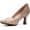 imageClarks Womens Kataleyna Gem PumpSand Metallic Textile