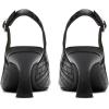imageClarks Womens Kataleyna Step PumpBlack Croc Print Leather
