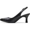 imageClarks Womens Kataleyna Step PumpBlack Croc Print Leather
