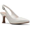 imageClarks Womens Kataleyna Step PumpOff White Leather
