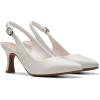 imageClarks Womens Kataleyna Step PumpOff White Leather