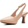 imageClarks Womens Kataleyna Step PumpWarm Beige Leather