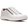 imageClarks Womens Nalle Lace SneakerWhite Leather