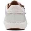 imageClarks Womens Nalle Lace SneakerWhite Leather
